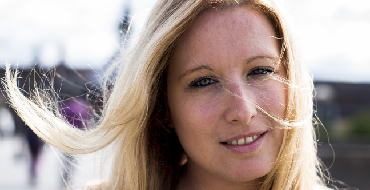 Woman smiling